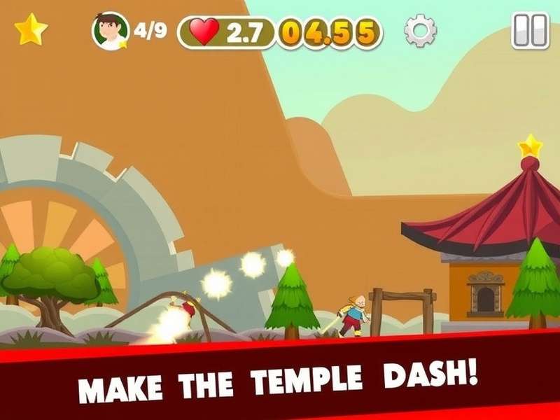 Holy Temple Dash gameplay screenshot